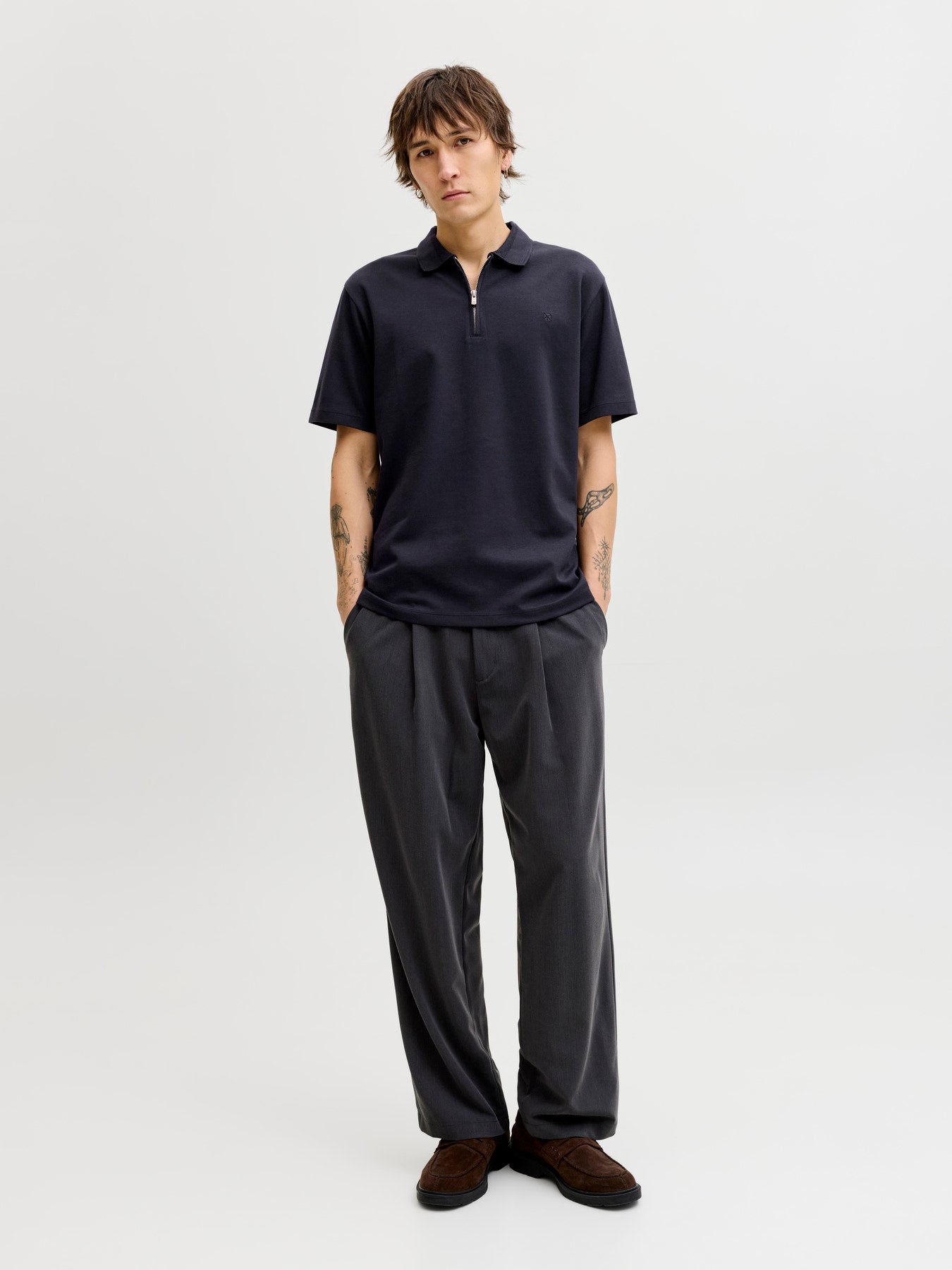 JPRBLAETHAN SS ZIP POLO SN