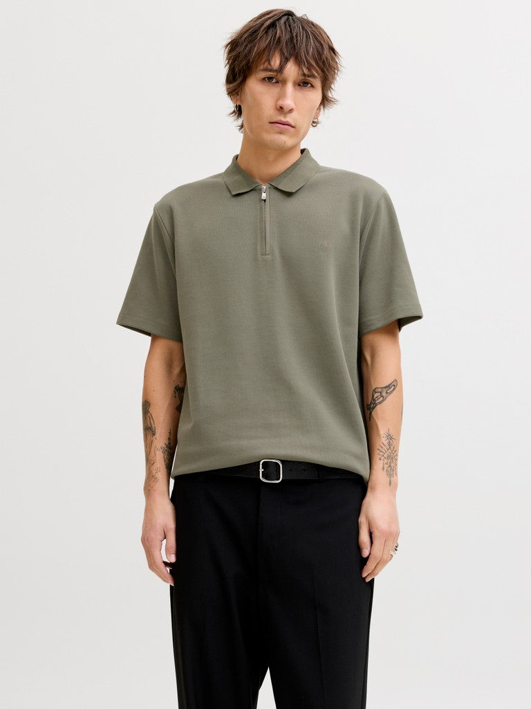 JPRBLAETHAN SS ZIP POLO SN