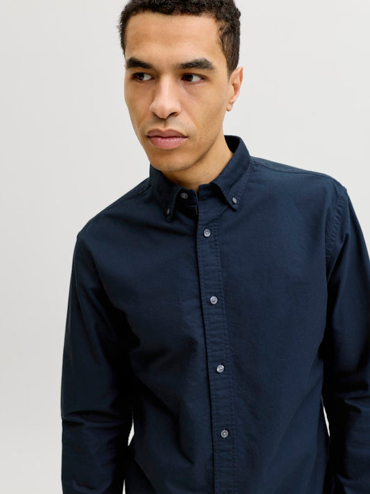 JJEHARVEY OXFORD L/S SHIRT NOOS