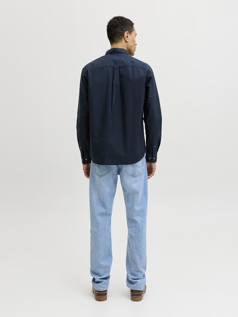JJEHARVEY OXFORD L/S SHIRT NOOS