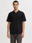 JJEJERRY KNIT SPLIT NECK POLO SS