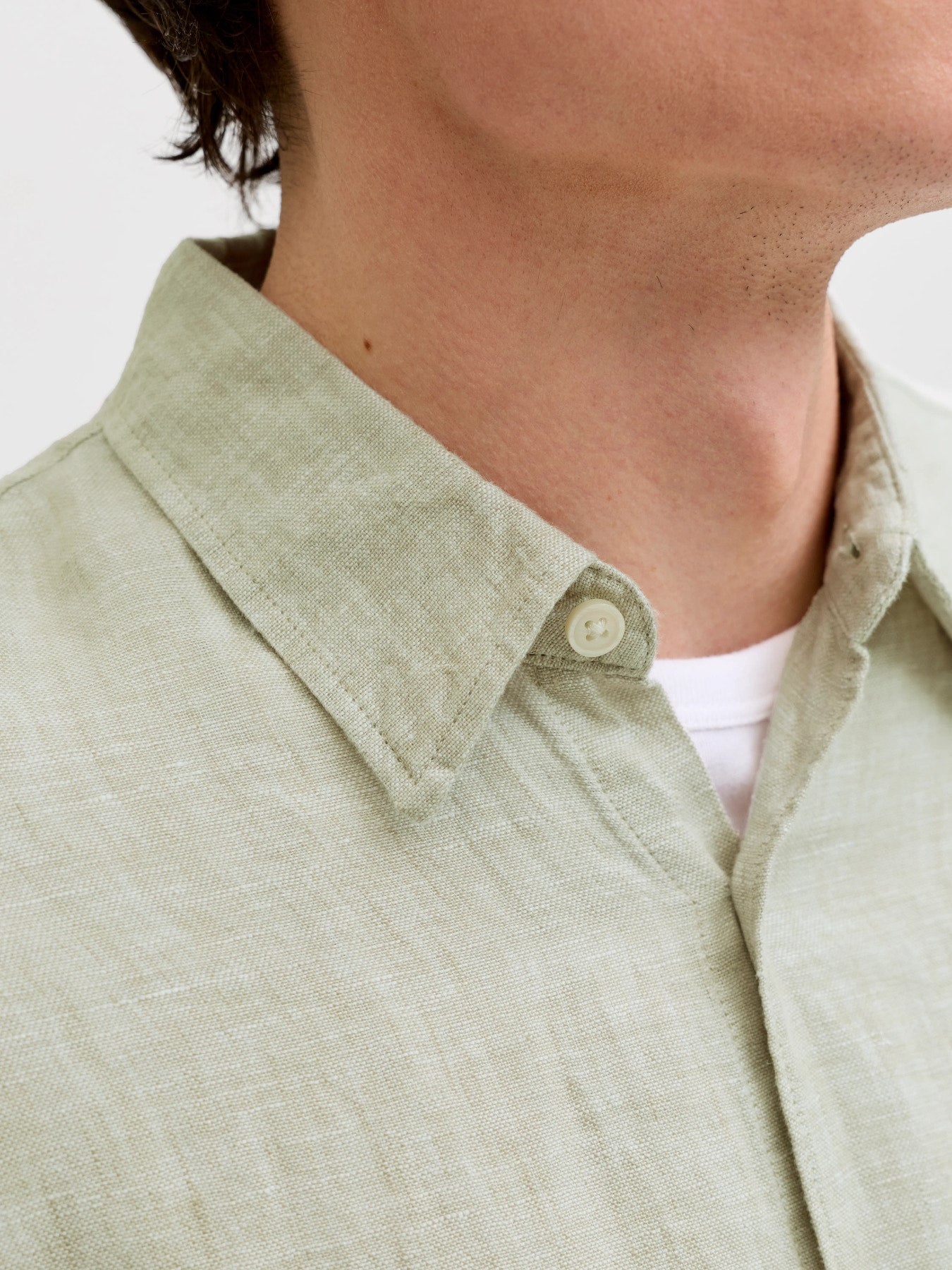 JPRBLALAWRENCE LINEN LS SHIRT SN