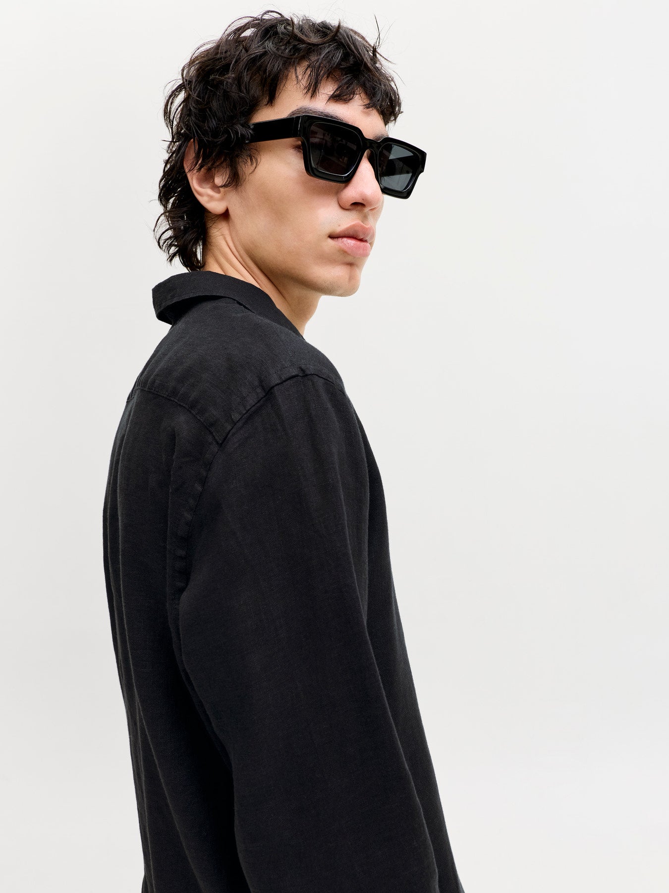 JPRBLALAWRENCE LINEN LS SHIRT SN