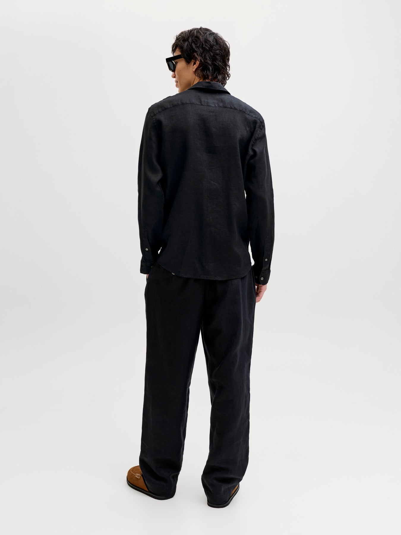 JPRBLALAWRENCE LINEN LS SHIRT SN