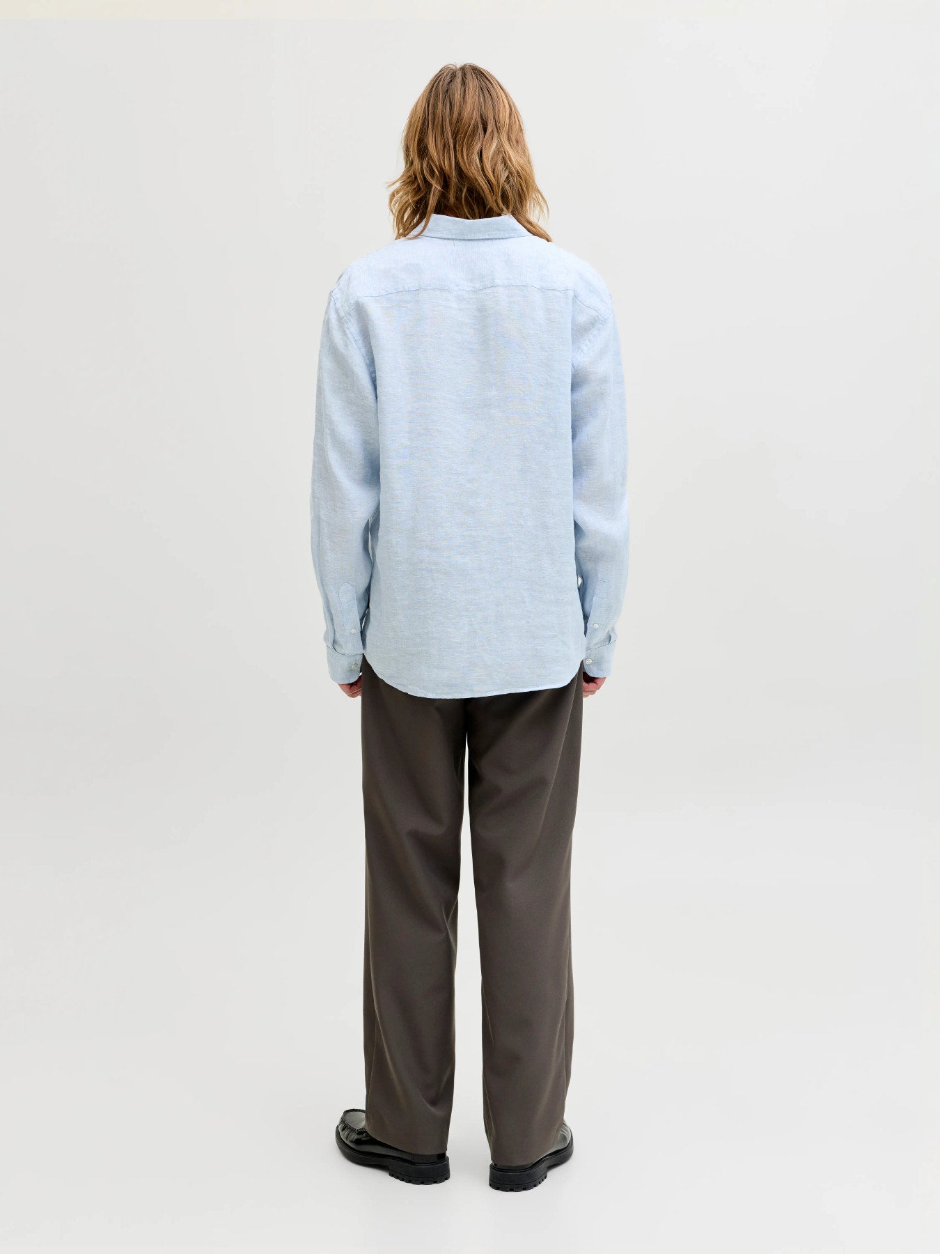 JPRBLALAWRENCE LINEN LS SHIRT SN