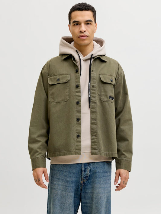 JCOBEN CLASSIC FUSION BADGE OVERSHIRT
