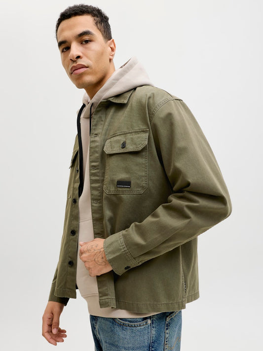 JCOBEN CLASSIC FUSION BADGE OVERSHIRT