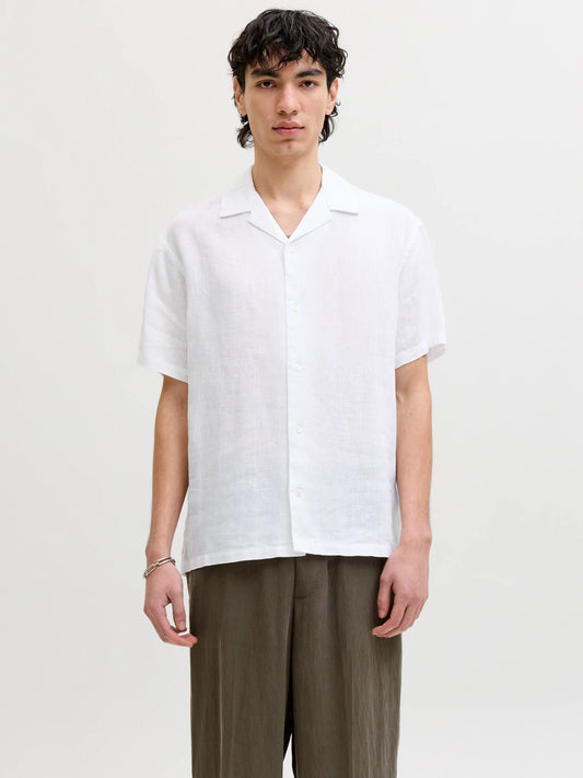 JPRBLALAWRENCE LINEN RESORT S/S SHIRT SN