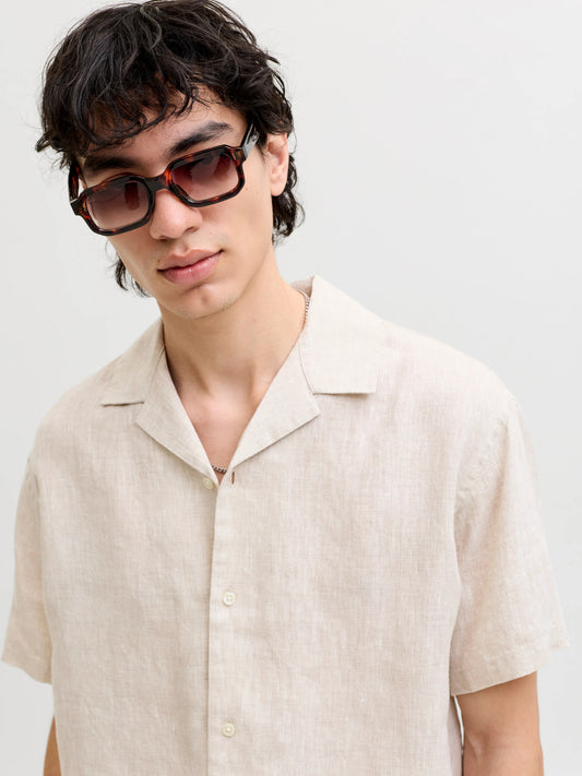 JPRBLALAWRENCE LINEN RESORT S/S SHIRT SN
