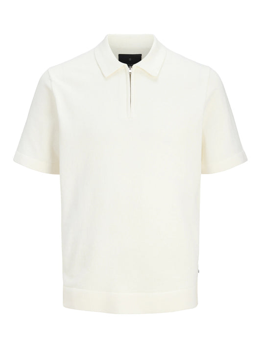 JPRBLAMILANO SPRING KNIT ZIP POLO SS SN