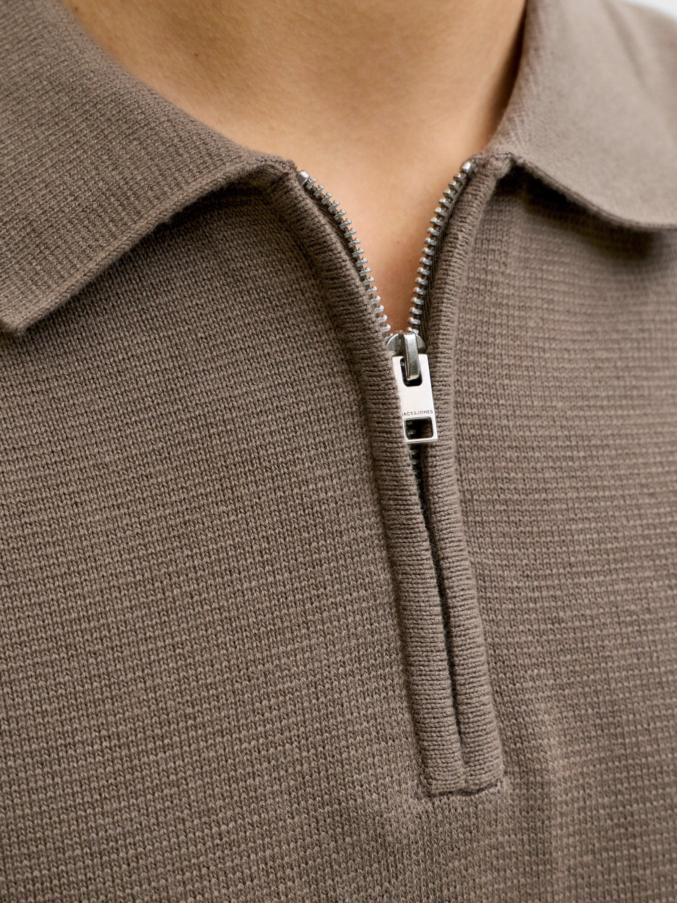 JPRBLAMILANO SPRING KNIT ZIP POLO SS SN