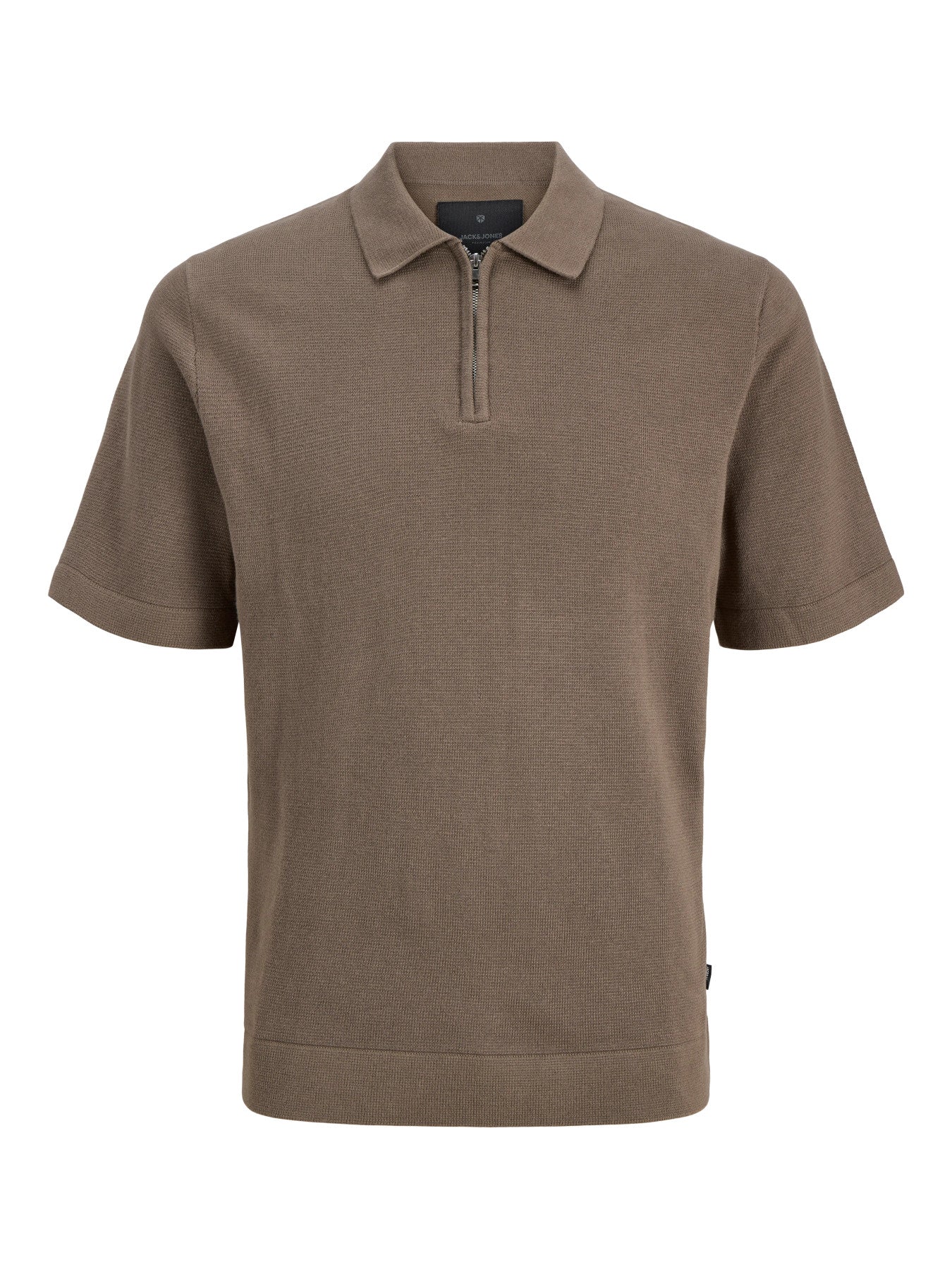 JPRBLAMILANO SPRING KNIT ZIP POLO SS SN