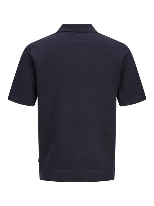 JPRBLAMILANO SPRING KNIT ZIP POLO SS SN