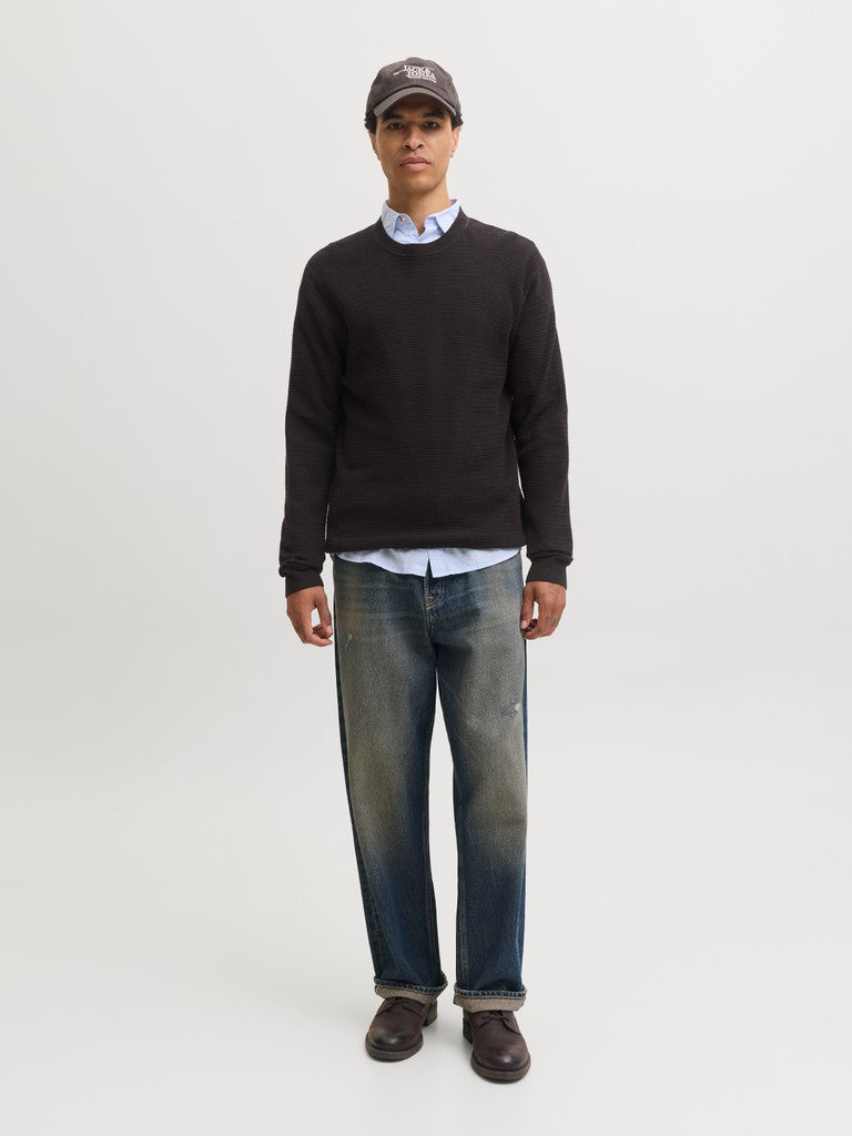 JPRBLURILEY KNIT CREW NECK LS SN