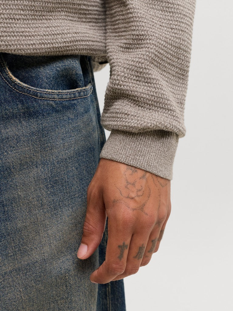 JPRBLURILEY KNIT CREW NECK LS SN