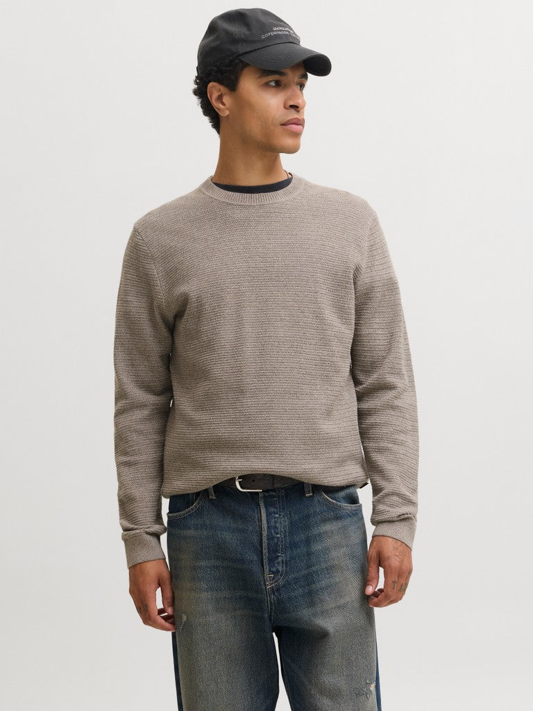 JPRBLURILEY KNIT CREW NECK LS SN