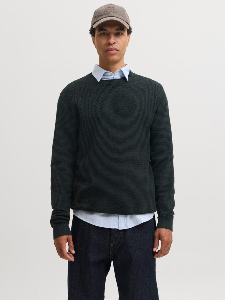 JPRBLURILEY KNIT CREW NECK LS SN