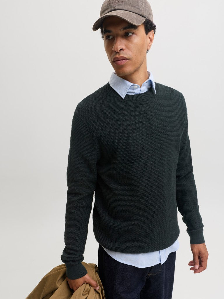 JPRBLURILEY KNIT CREW NECK LS SN