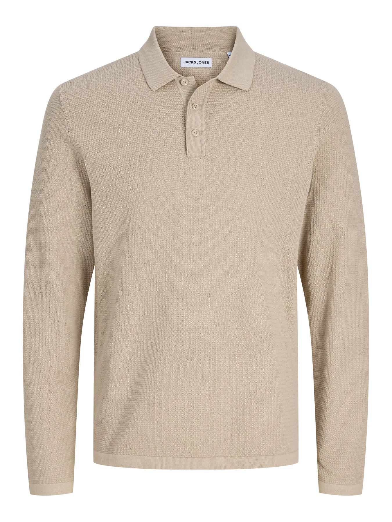 JJEAUSTIN KNIT LS POLO SN