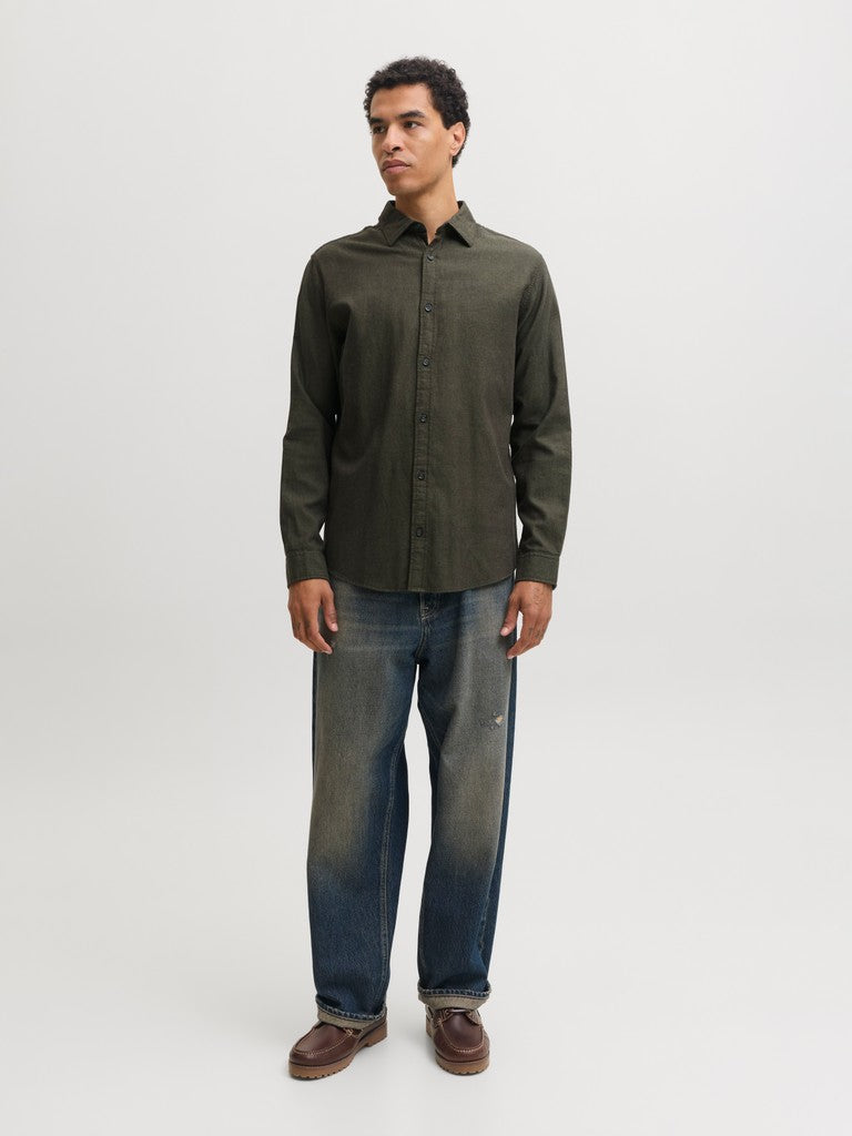 JJEFIELD MELANGE SHIRT LS SN