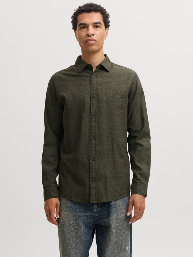 JJEFIELD MELANGE SHIRT LS SN