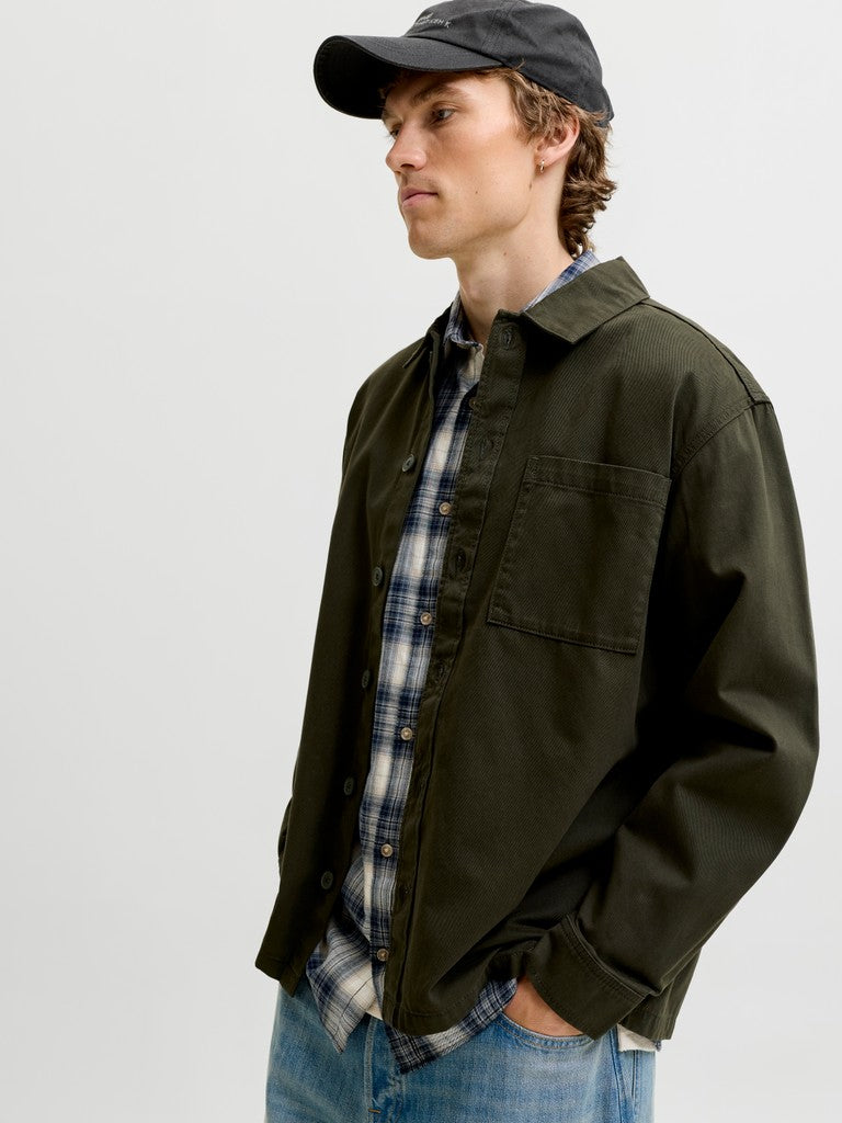JJEARCHIVE TWILL OVERSHIRT LS