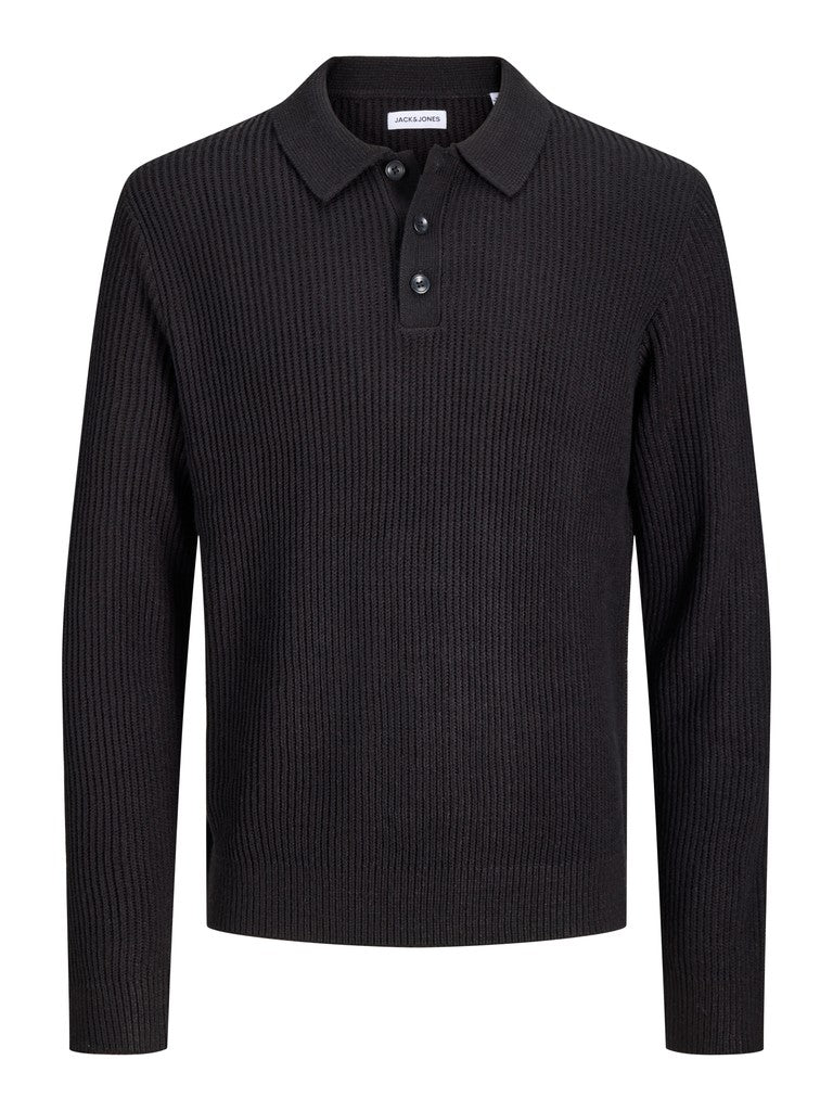 JJPANNEL KNIT LS POLO AW26