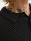 JJPANNEL KNIT LS POLO AW26