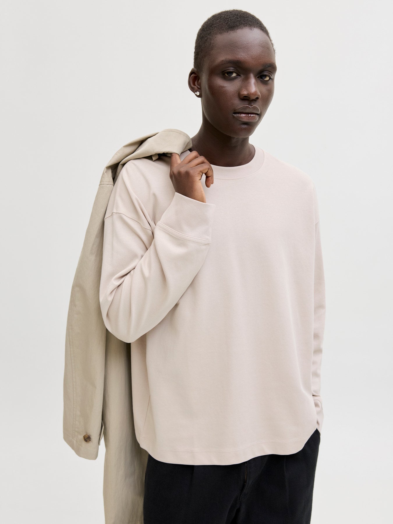JJEBARRON TEE LS O-NECK NOOS