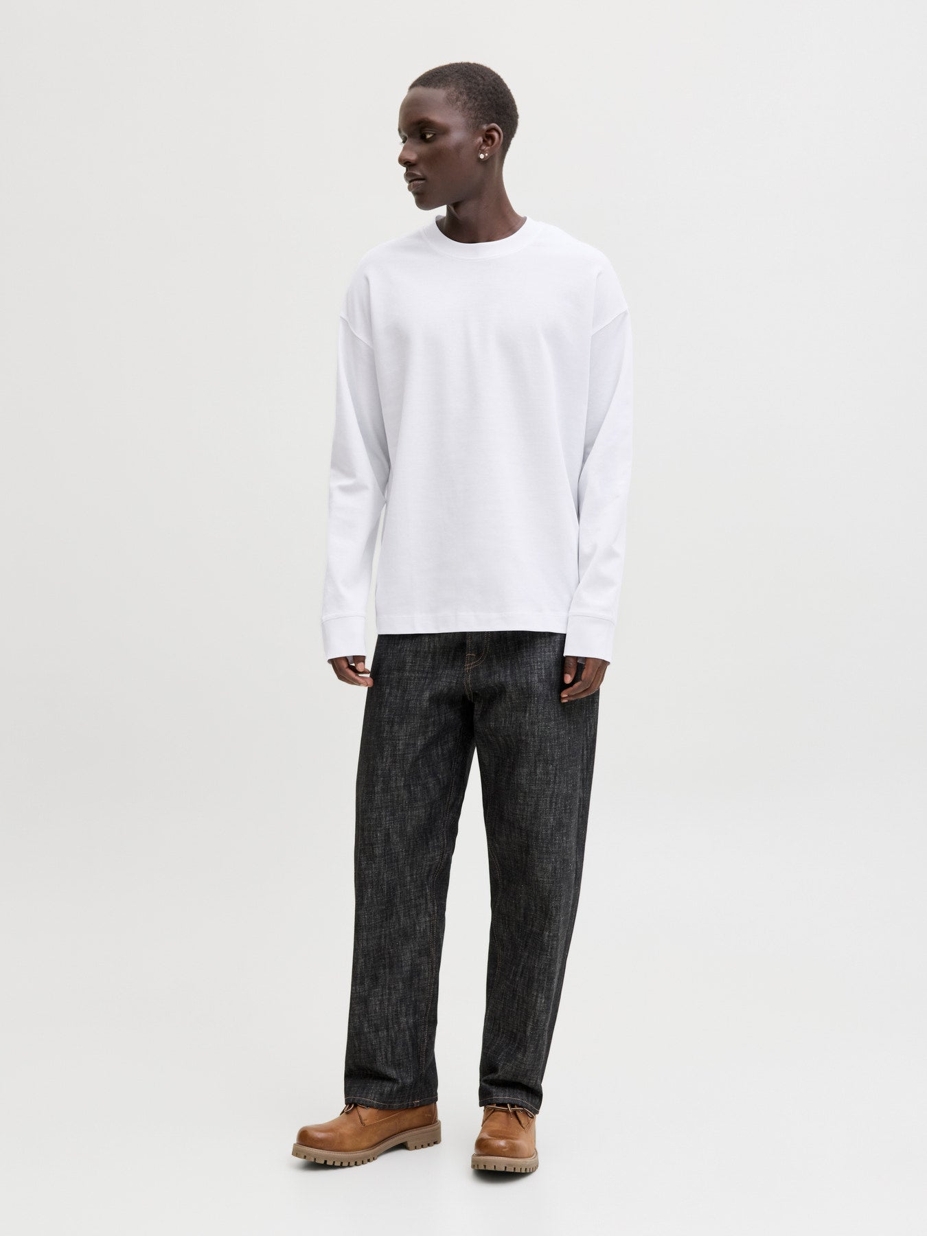 JJEBARRON TEE LS O-NECK NOOS