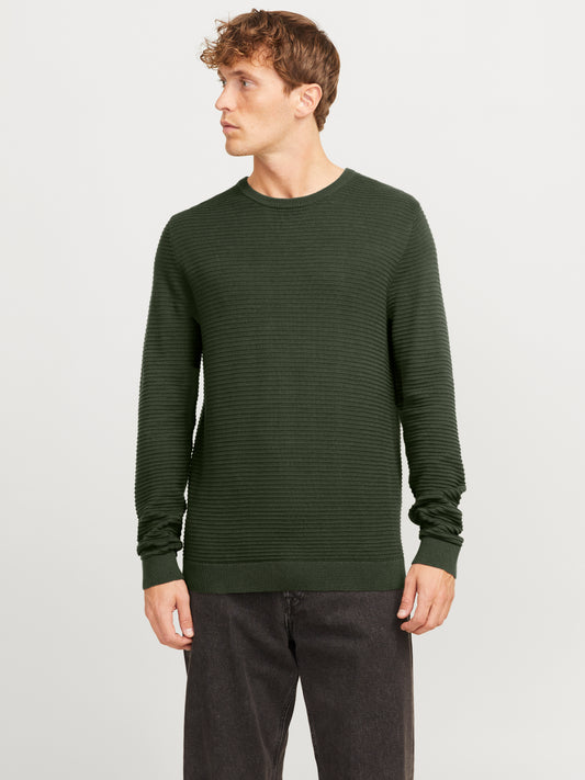 JJOTTO KNIT CREW NECK LN