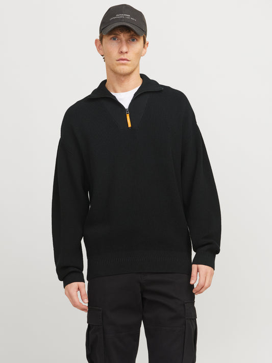 JCOOUTDOOR KNIT HALF ZIP HIGH NECK SN