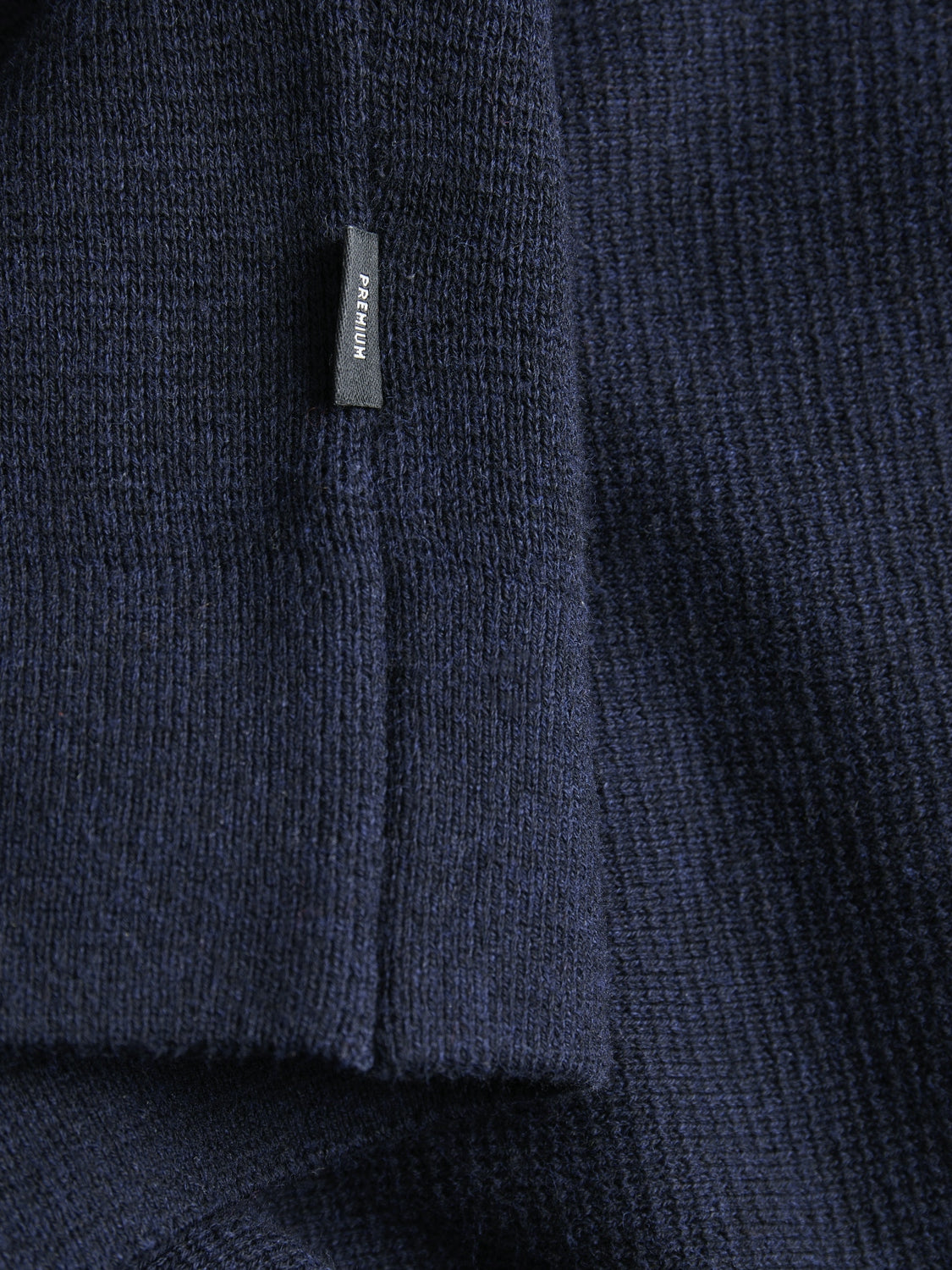 JPRCCMILANO STITCH KNIT HALF ZIP SN