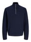 JPRCCMILANO STITCH KNIT HALF ZIP SN