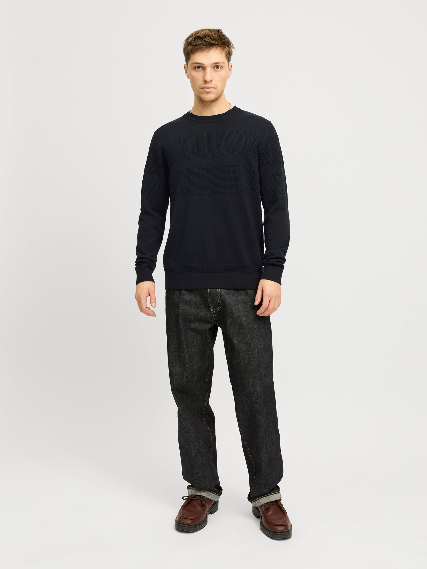 JPRBLUNOAH KNIT CREW NECK BF LN