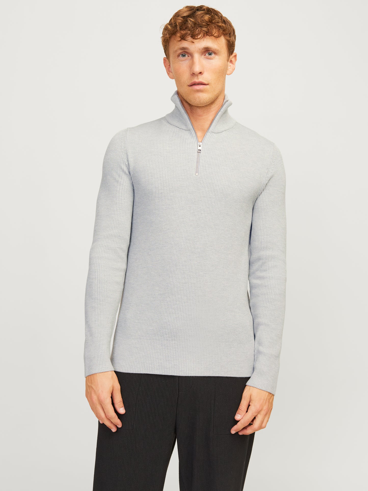 JJEPERFECT KNIT HALF ZIP SN