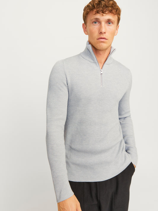 JJEPERFECT KNIT HALF ZIP SN