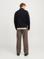 JPRCCMILANO STITCH KNIT HALF ZIP SN