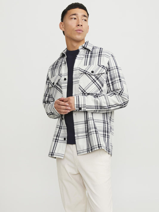 JPRCCROY SPRING CHECK OVERSHIRT L/S SN