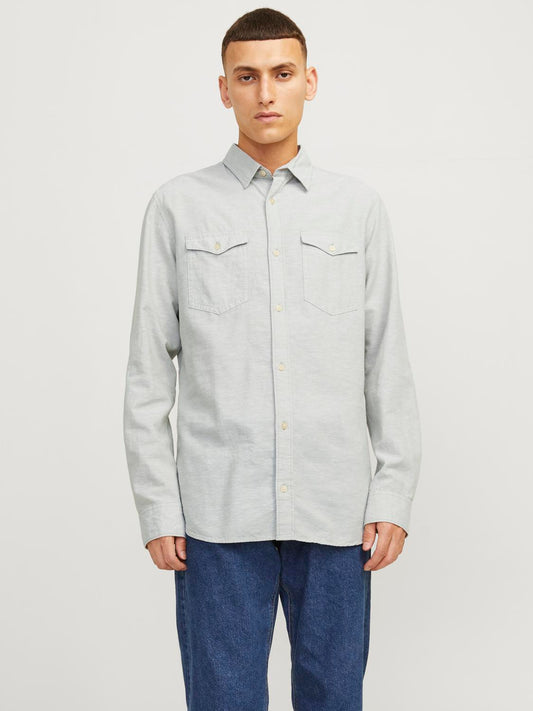 JCOSHERIDAN LINEN BLEND SHIRT LS