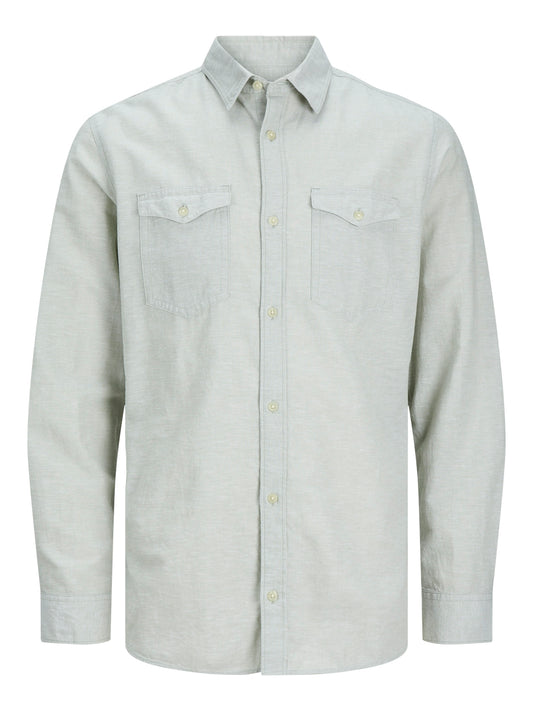 JCOSHERIDAN LINEN BLEND SHIRT LS